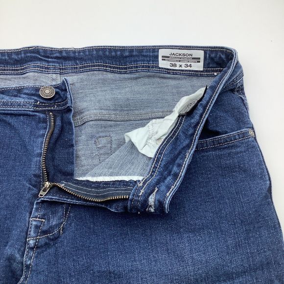 Buffalo David Bitton Jackson Straight Stretch Jeans 38 x 34 (Actual 38 x 33) - Picture 5 of 9